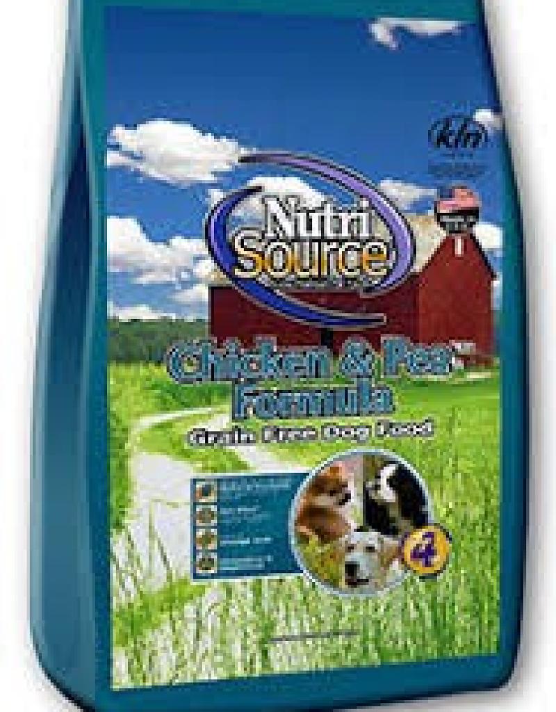 NutriSource Chiken & Pea Formula Grain Free 2,3kg