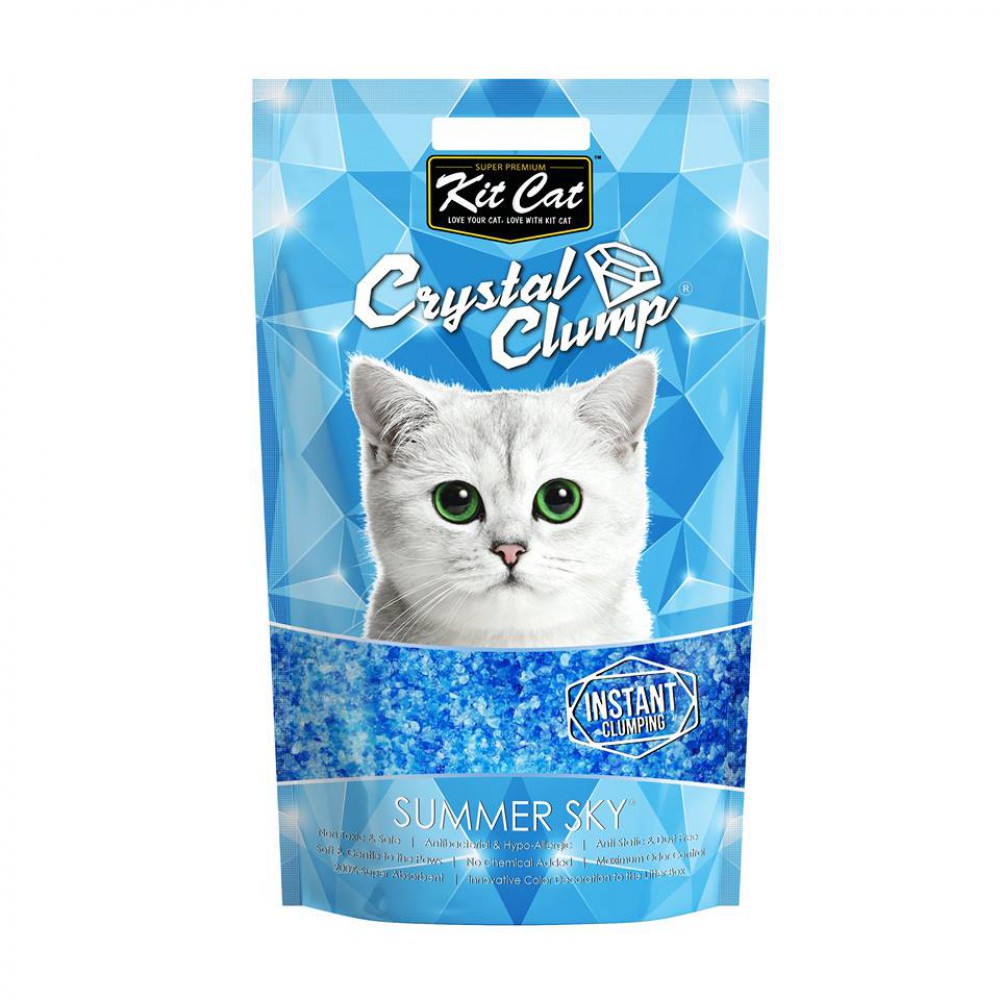 Cát vệ sinh cho mèo Kit Cat thuỷ tinh 4L 
