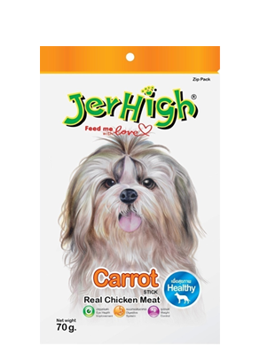 Snack Jerhigh cho chó vị cà rốt 70g 