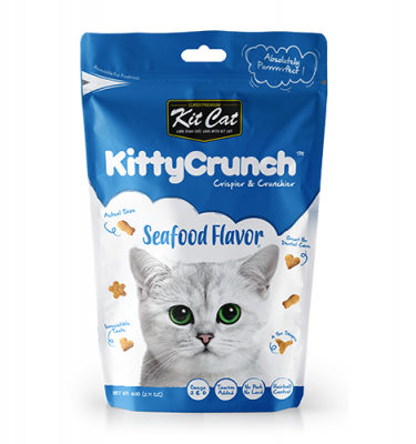 Snack Kit Cat Kitty Crunch vị hải sản 60g 